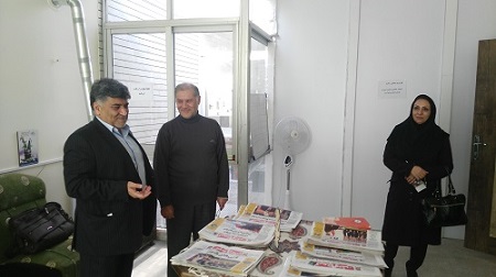 مدیر خانه مطبوعات اصفهان از مجموعه فرهنگی رسانه‌ای نسیم هنر بازدید کرد 4