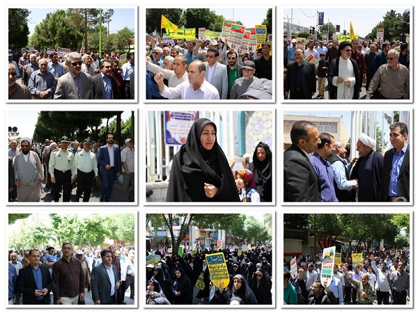 عکس/ حضور گسترده مردم شاهین‌شهر اصفهان در راهپیمایی روز جهانی قدس 5