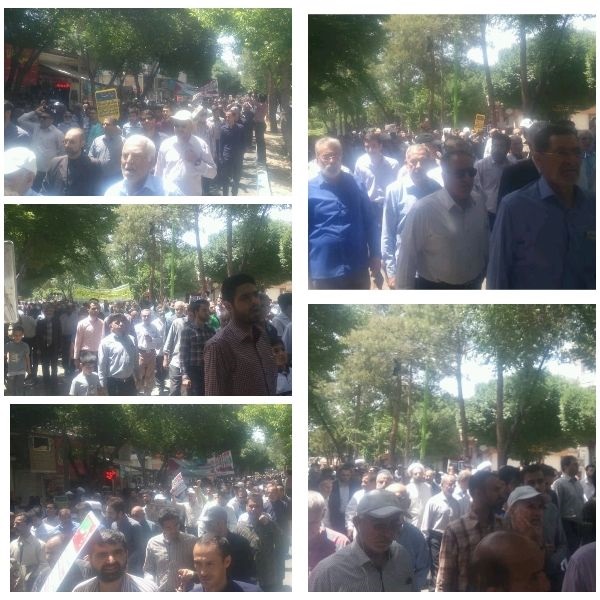 عکس/ حضور گسترده مردم شاهین‌شهر اصفهان در راهپیمایی روز جهانی قدس 6